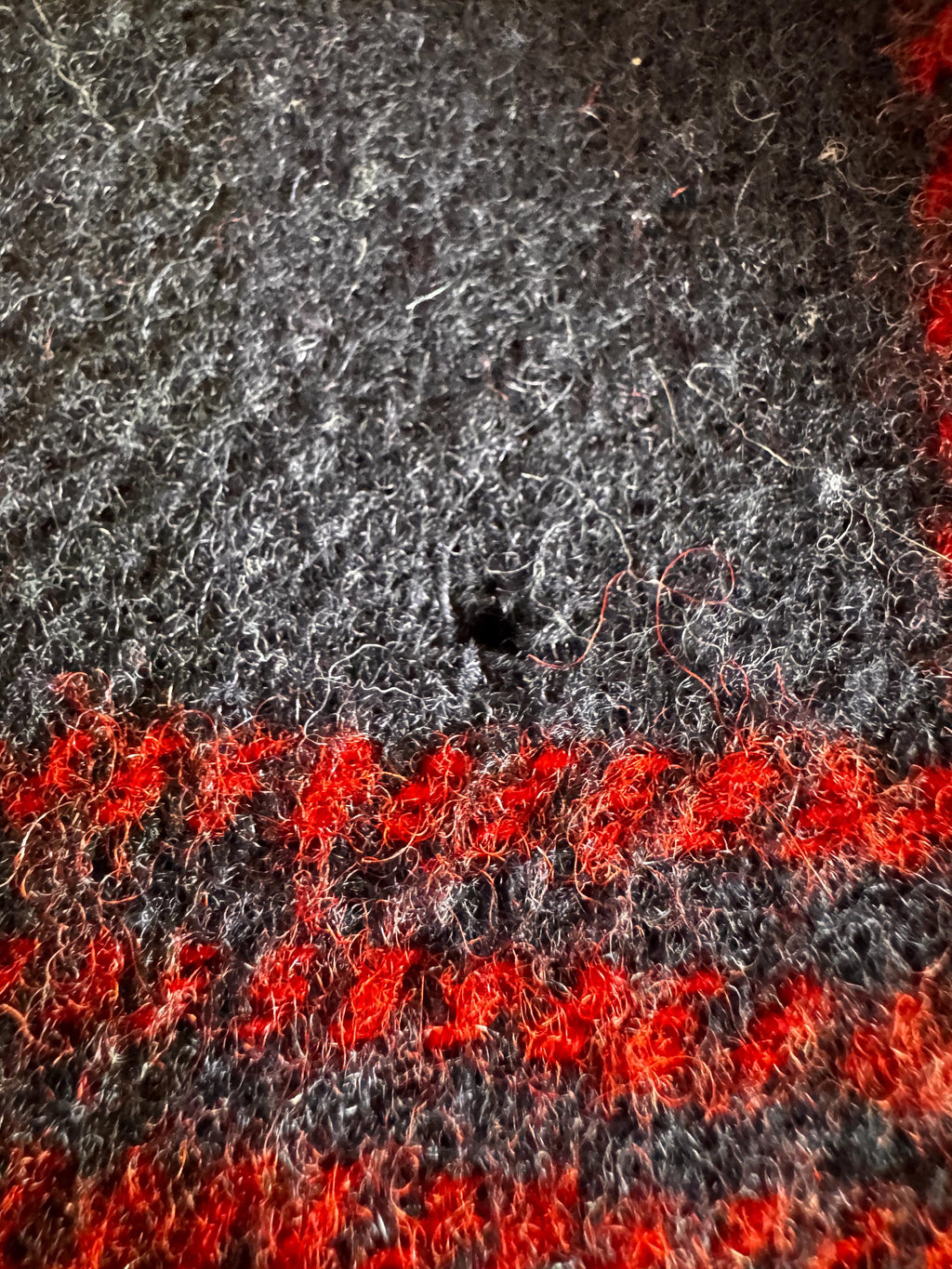 Pendleton 1970s Tartan Wool Blanket