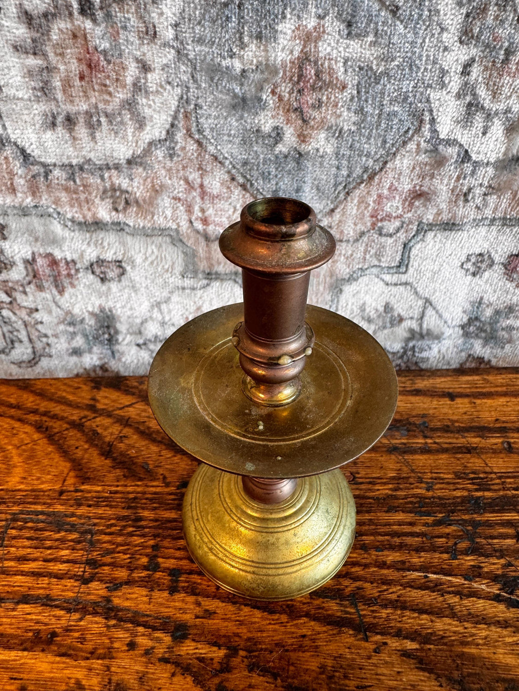 Vintage Brass Candlestick Holder - 4 Inch Classic Design
