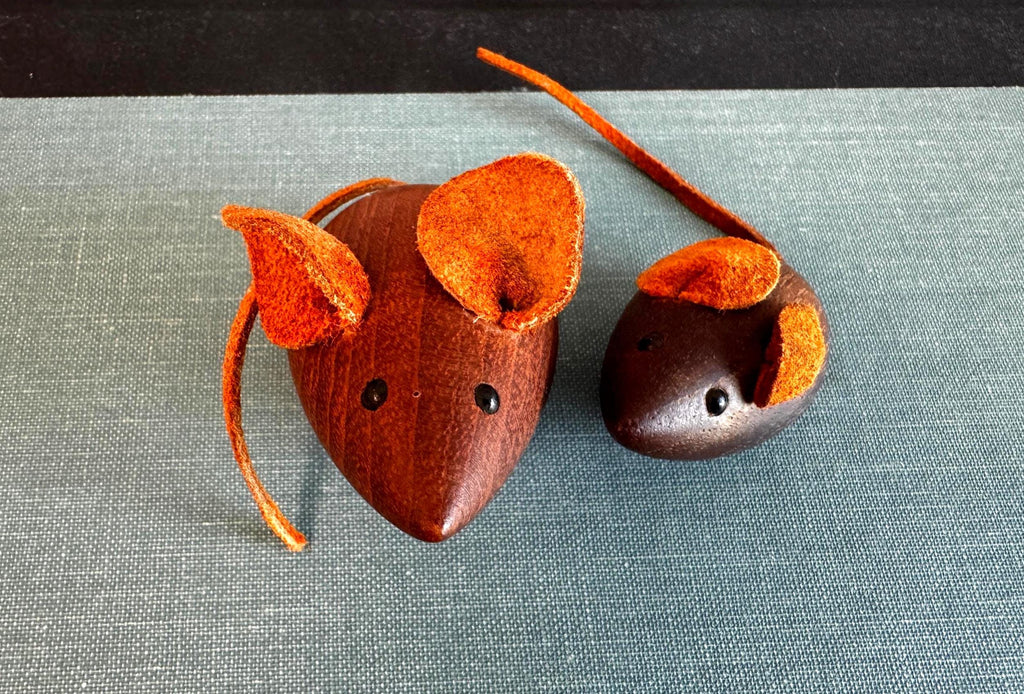 H+F Denmark Teak Mouse Pair