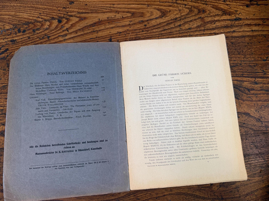 Repertorium für Kunstwissenschaft by Karl Koetschau | 1913 Paperback