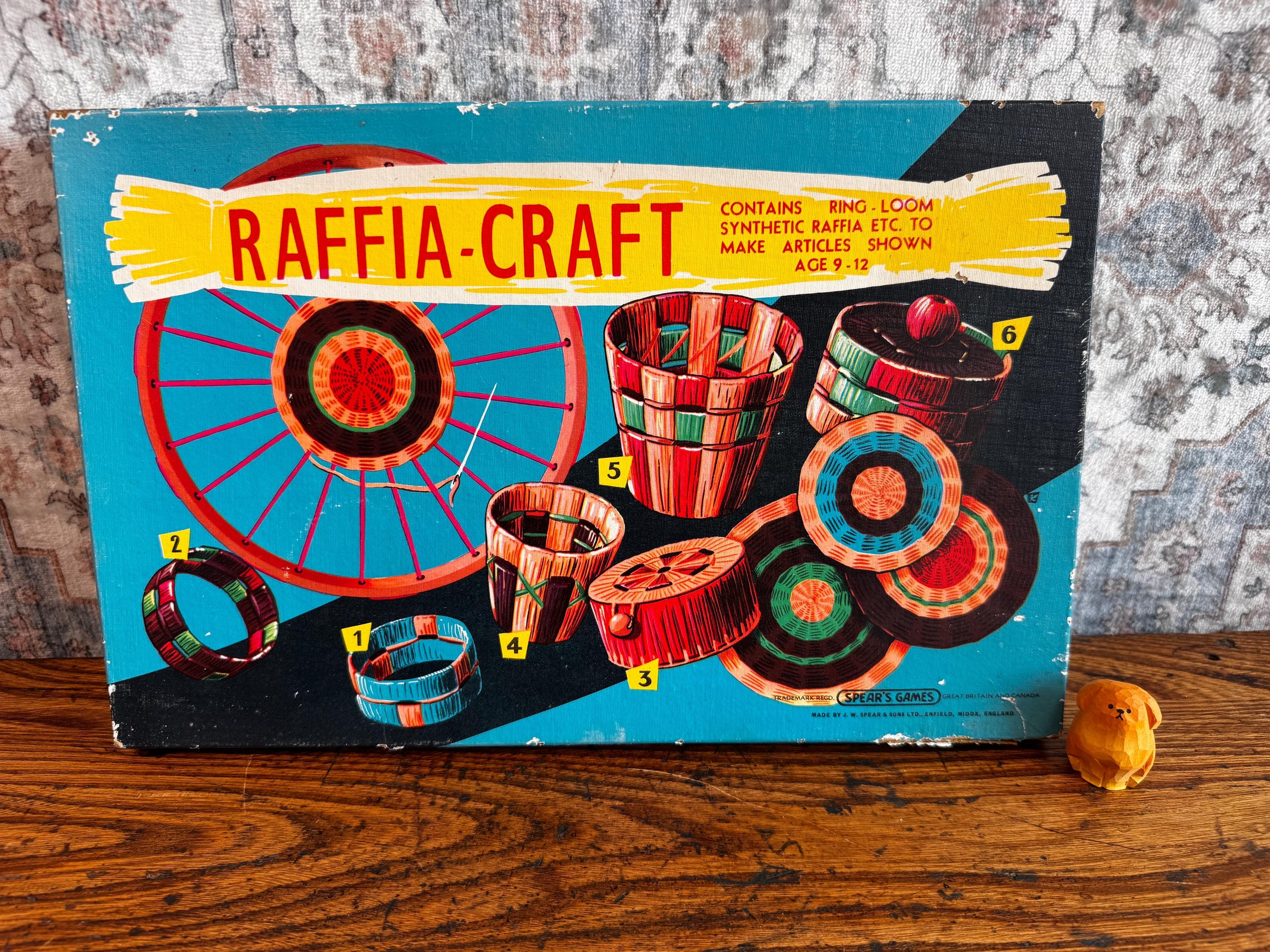 Raffia-Craft by Spears Games | 1960s Vintage Craft Kit