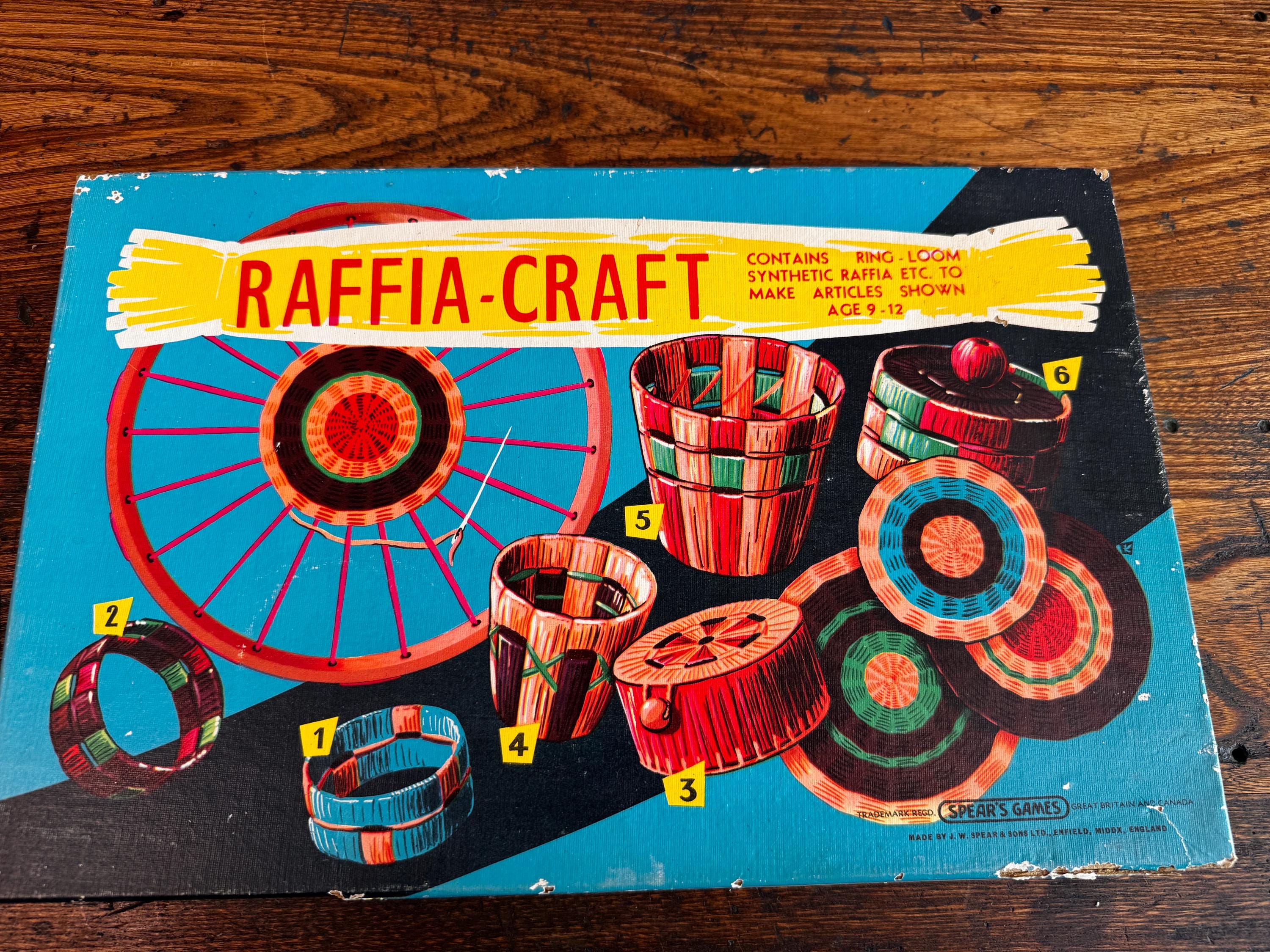 Raffia-Craft by Spears Games | 1960s Vintage Craft Kit