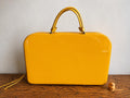 Vintage Celebrity Mustard Yellow Overnight Bag