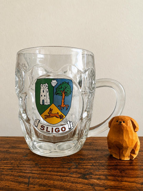 Sligo Crest Glass Mug Souvenir from England