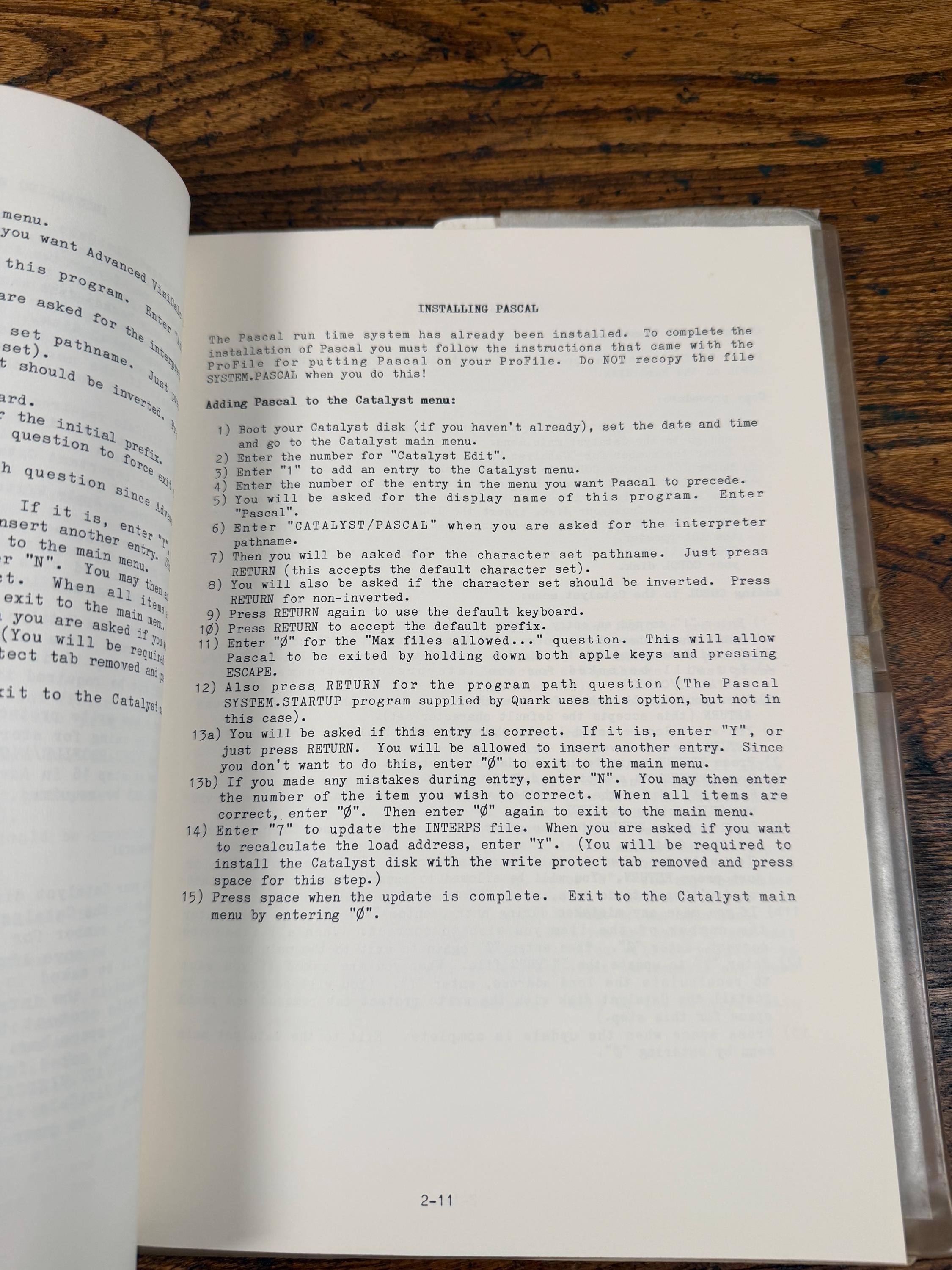 Quark Catalyst Software for Apple III