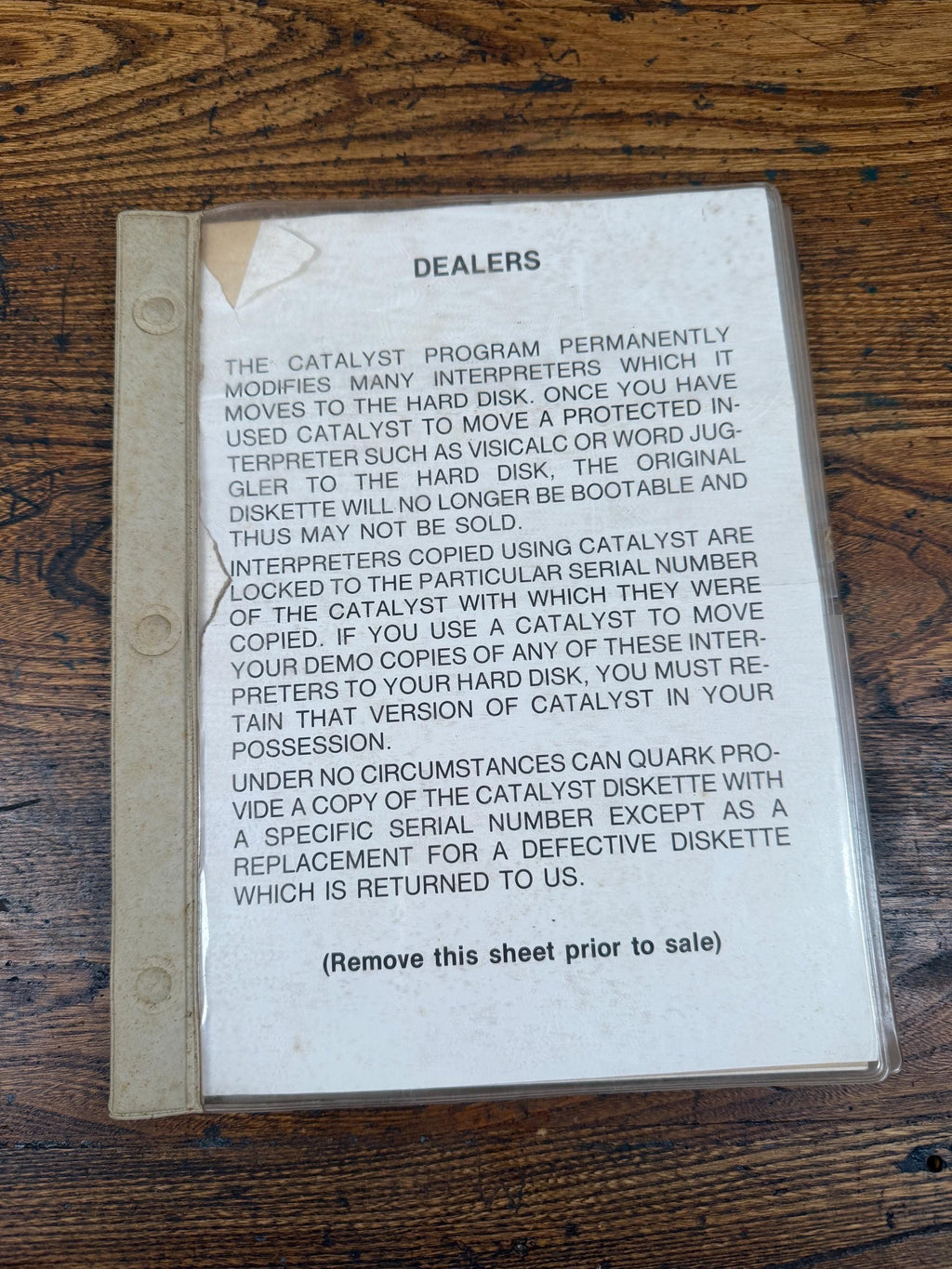 Quark Catalyst Software for Apple III