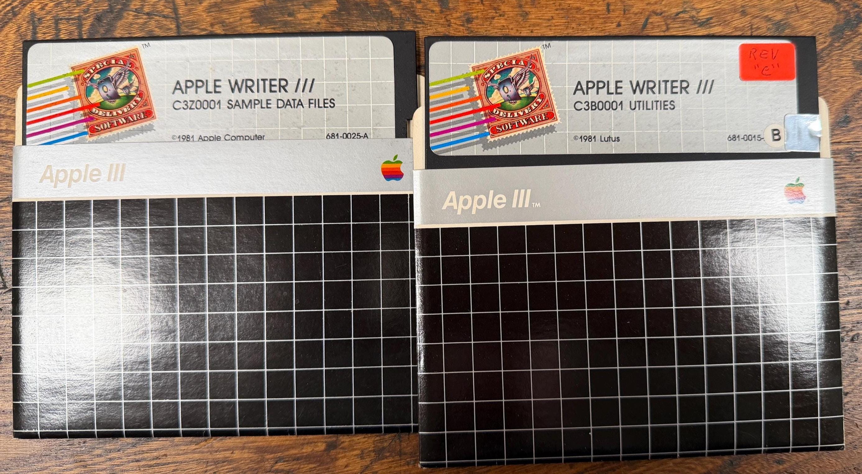 Apple III Business Software Suite with Manuals and Floppy Disks | 1981