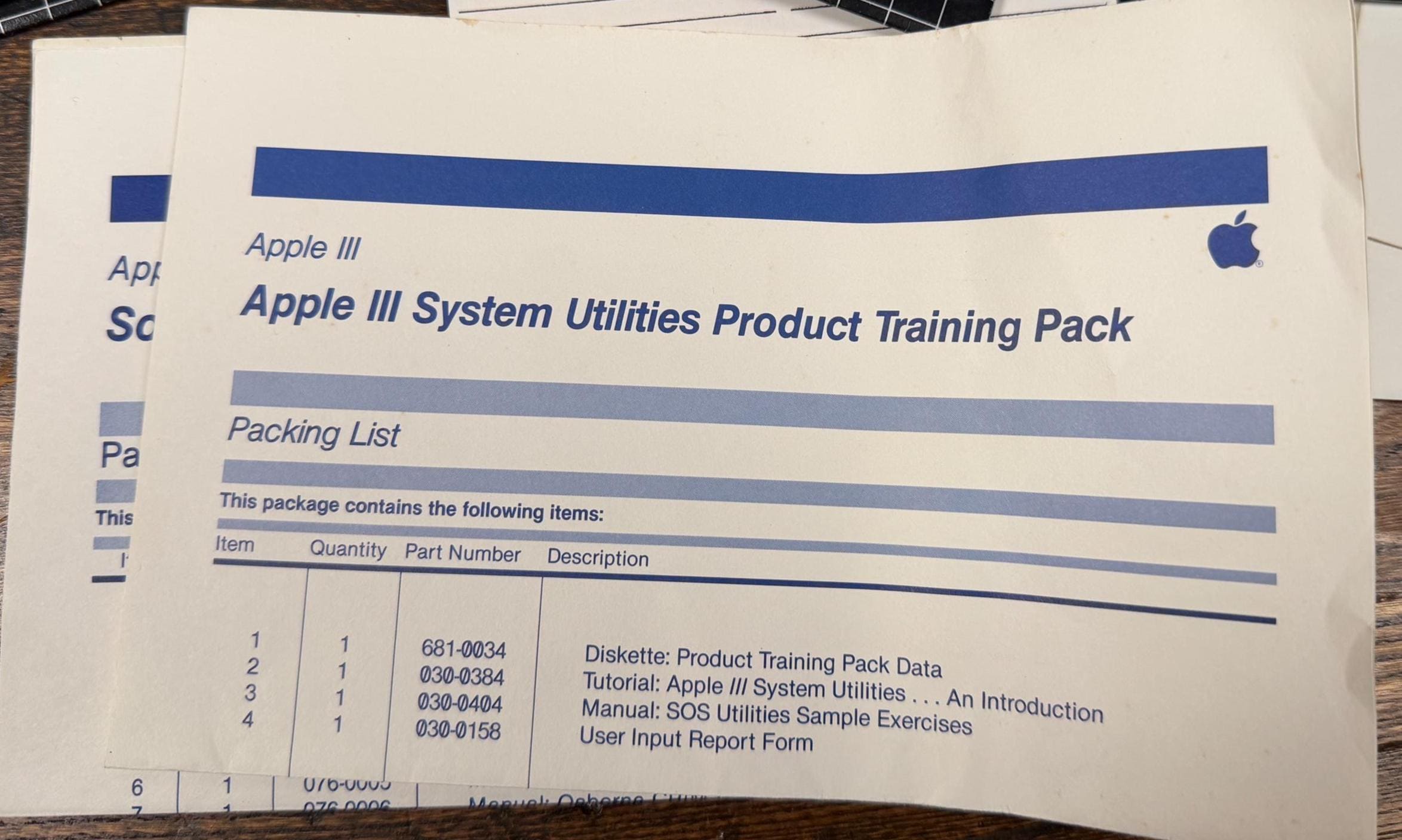 Apple III System Utilities and Software Training Pack