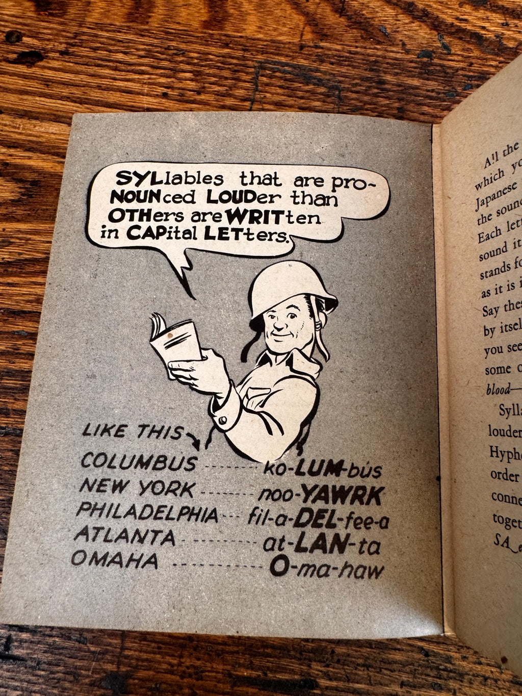 2 Vintage WWII Language Guide Books: Japanese & Russian