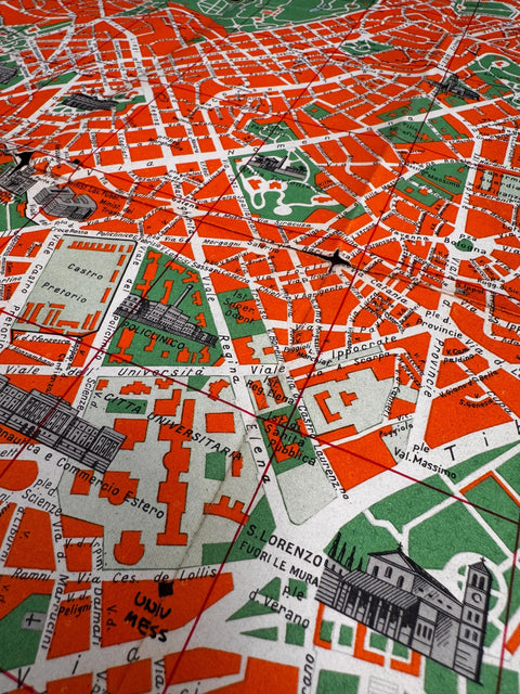 Nuovissima Pianta di Roma Guide and Map