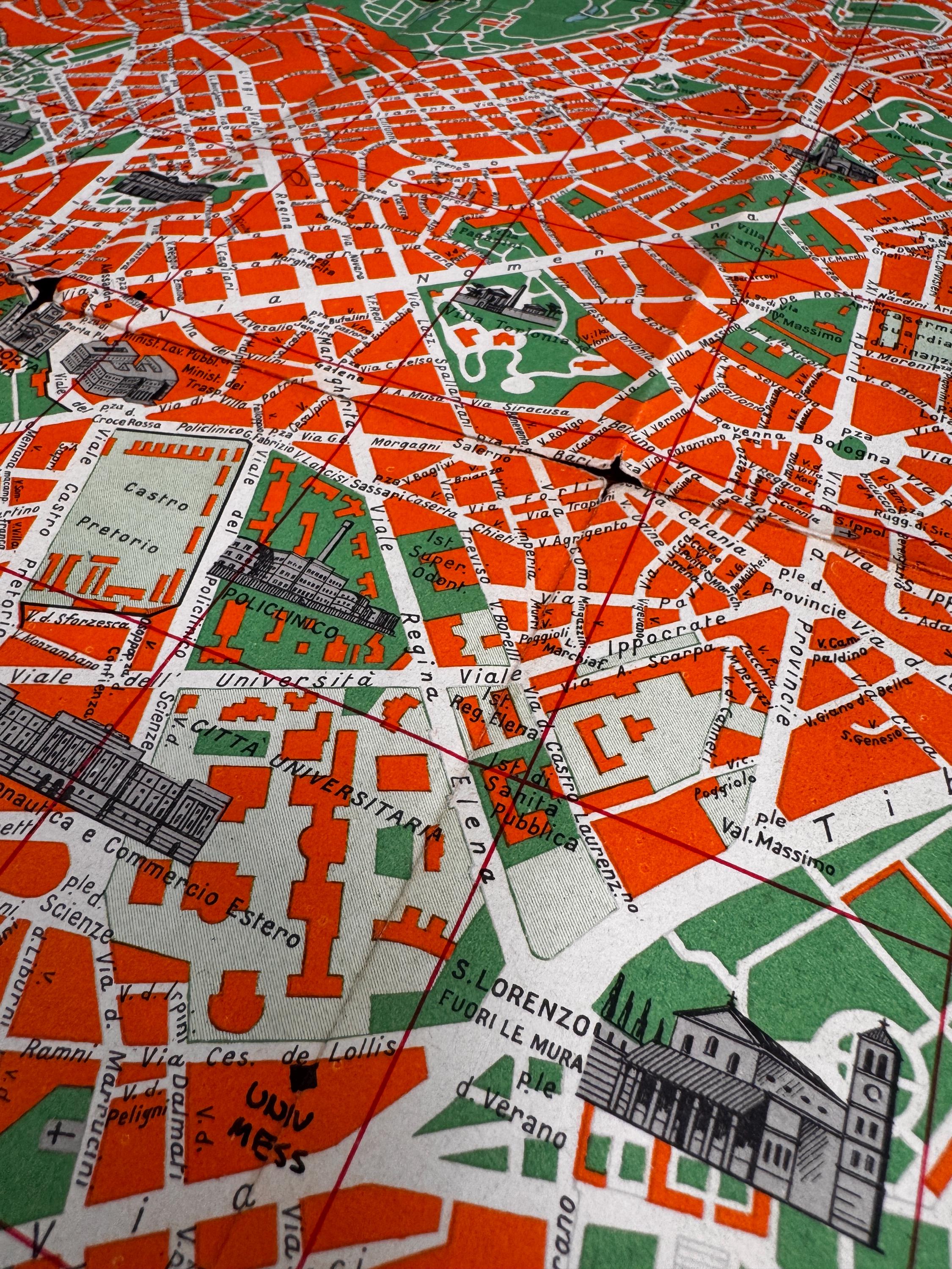 Nuovissima Pianta di Roma Guide and Map