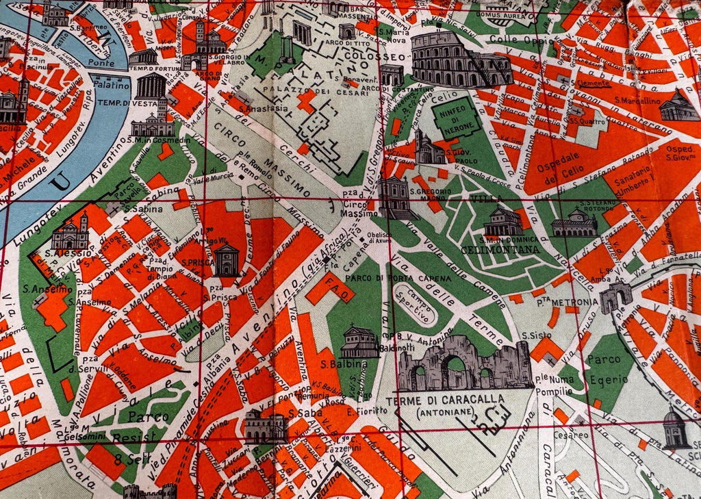 Nuovissima Pianta di Roma Guide and Map