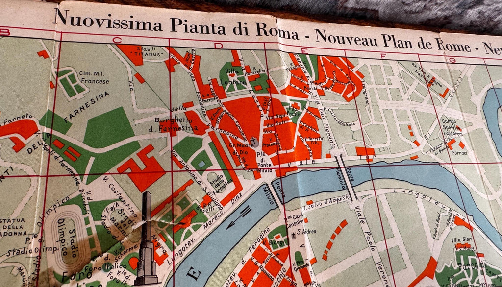 Nuovissima Pianta di Roma Guide and Map