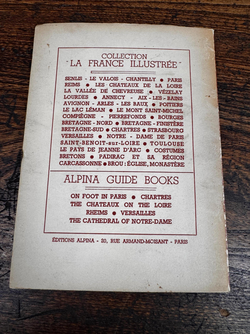 The Chateaux on the Loire by François Gebelin | 1950 Paperback Guidebook