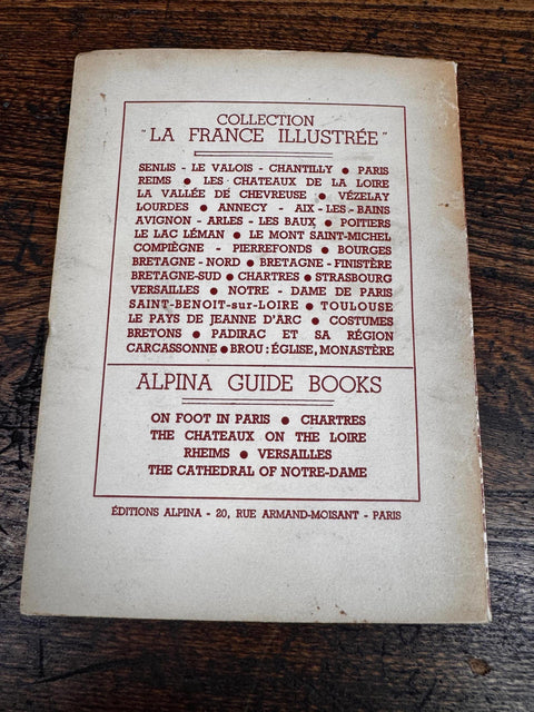 The Chateaux on the Loire by François Gebelin | 1950 Paperback Guidebook