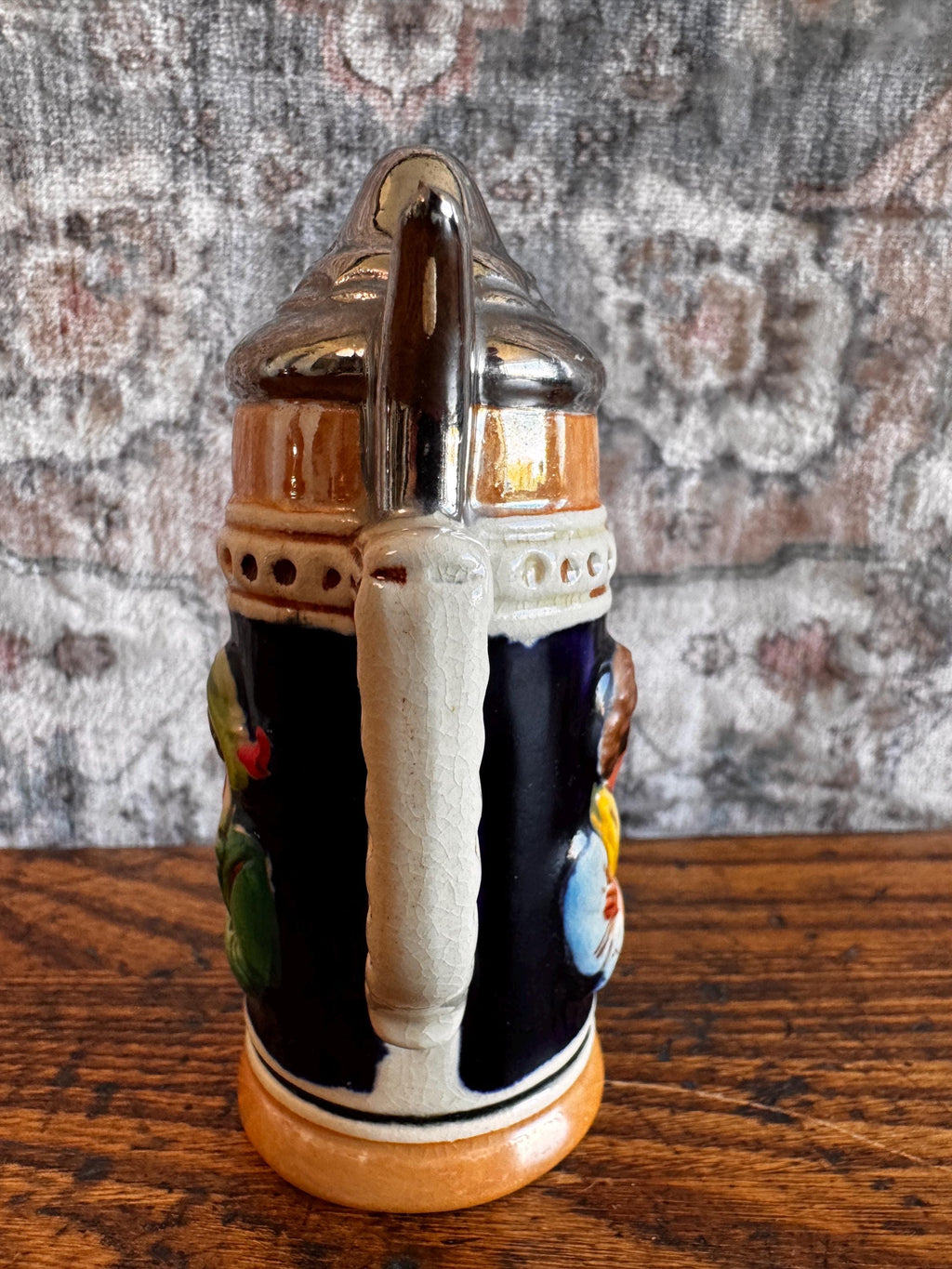 Vintage Wiesbaden Germany Beer Stein Salt & Pepper Shakers