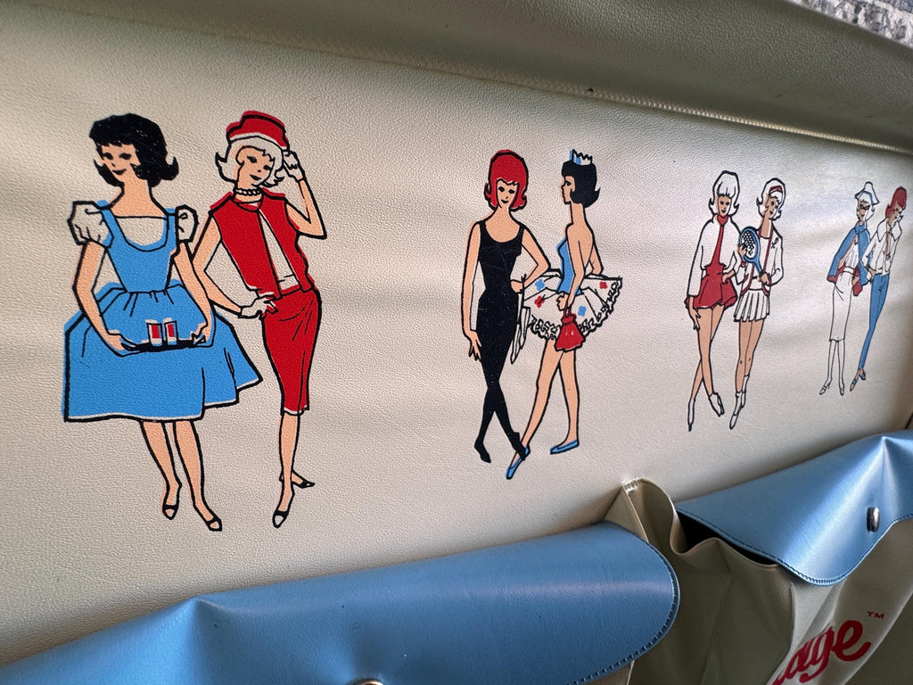 1963 Mattel Barbie and Midge Doll Case