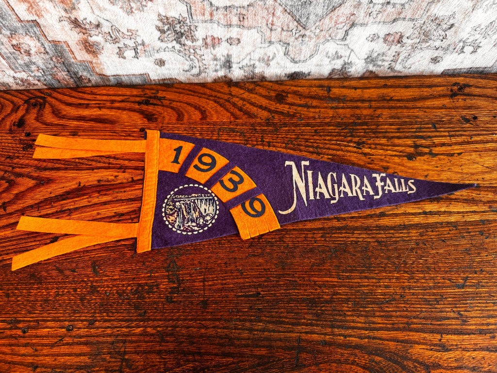 1939 Niagara Falls Felt Souvenir Pennant