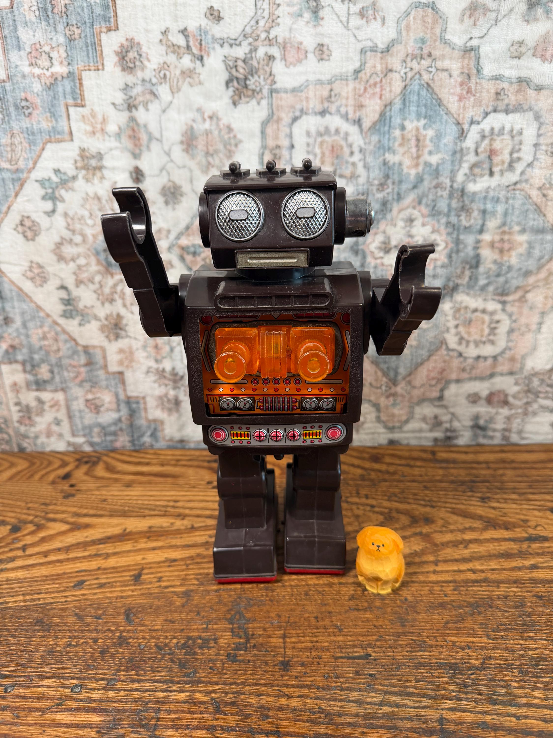 Vintage Horikawa Space Fighter Robot | Battery Operated Japan Working