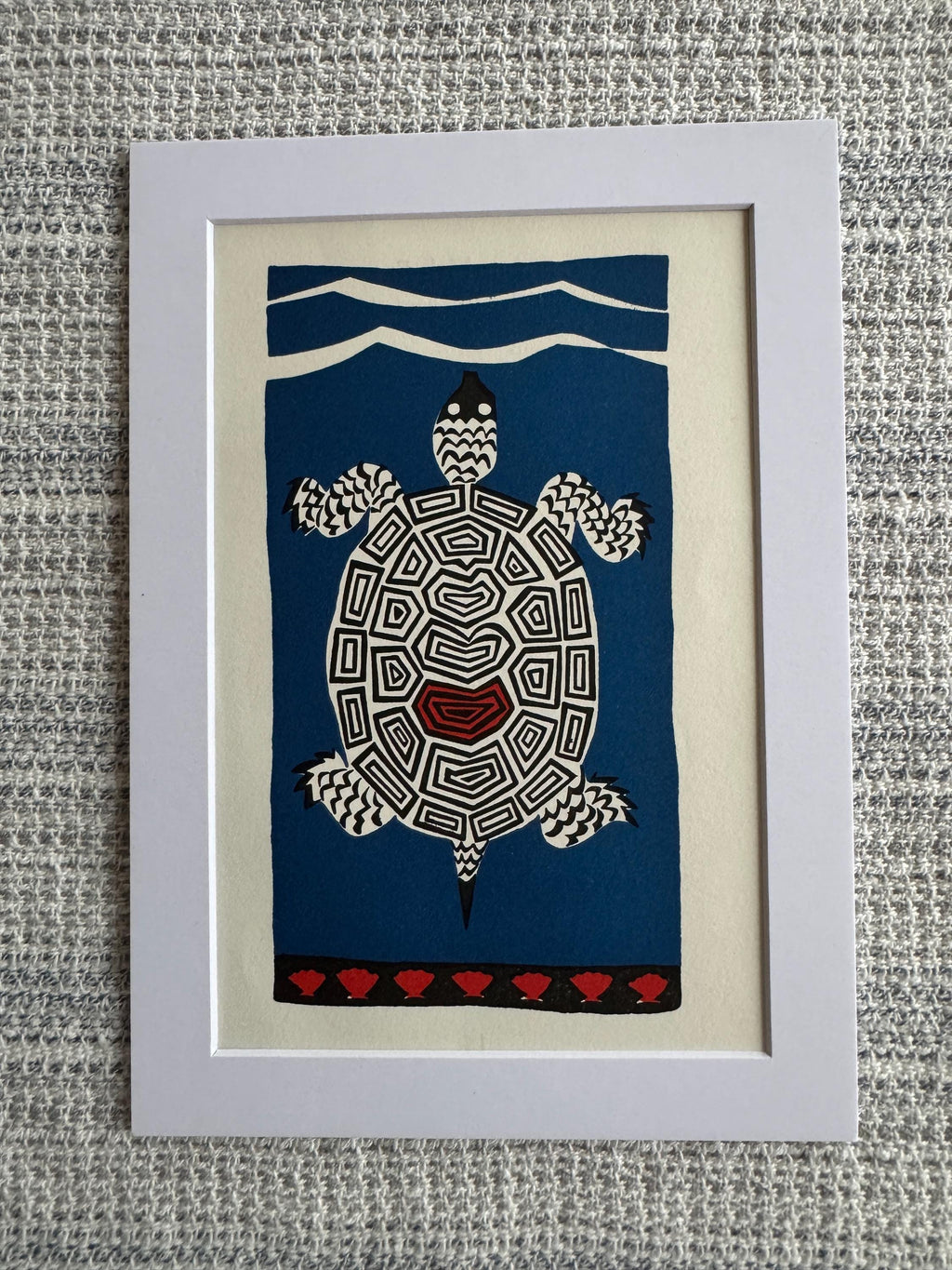Simple French Cookery Book Plate Print 1958 – Turtle