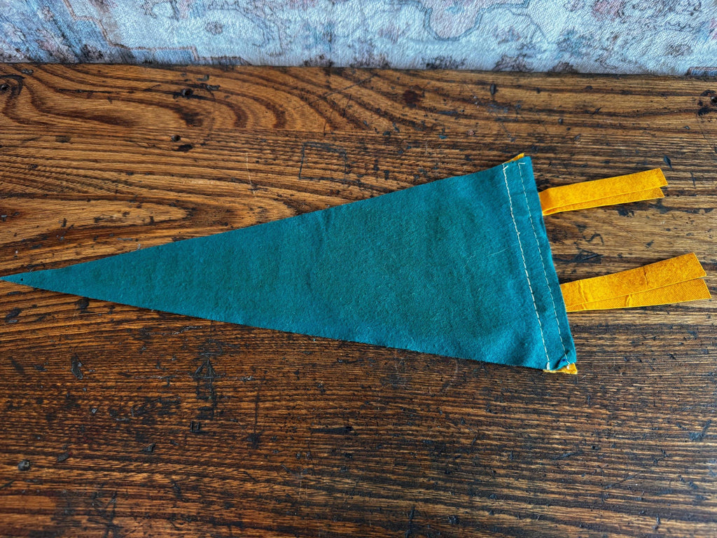 Bradley Field Vintage Felt Pennant with Airplane Design