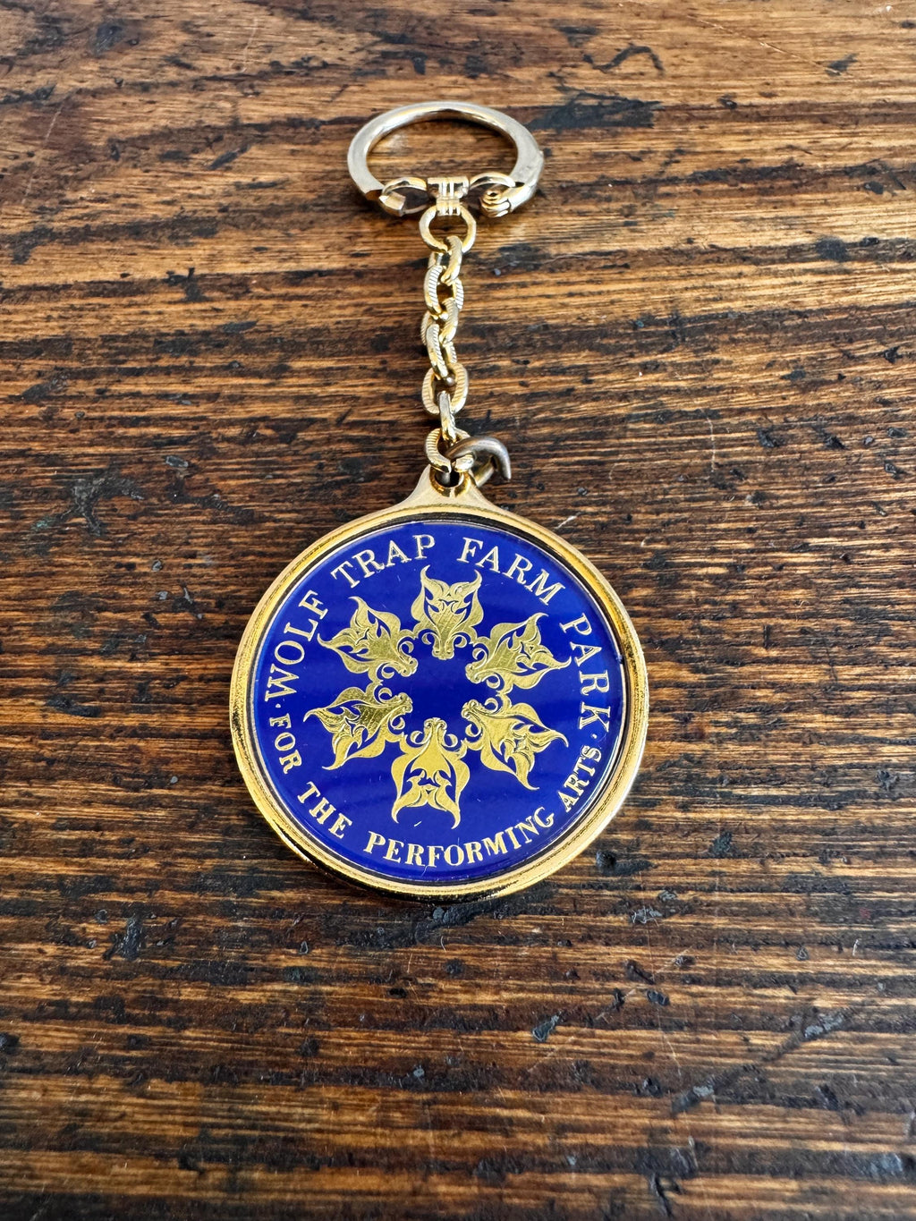 Wolf Trap Farm Park Souvenir Keychain in Original Case