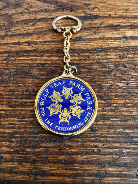 Wolf Trap Farm Park Souvenir Keychain in Original Case