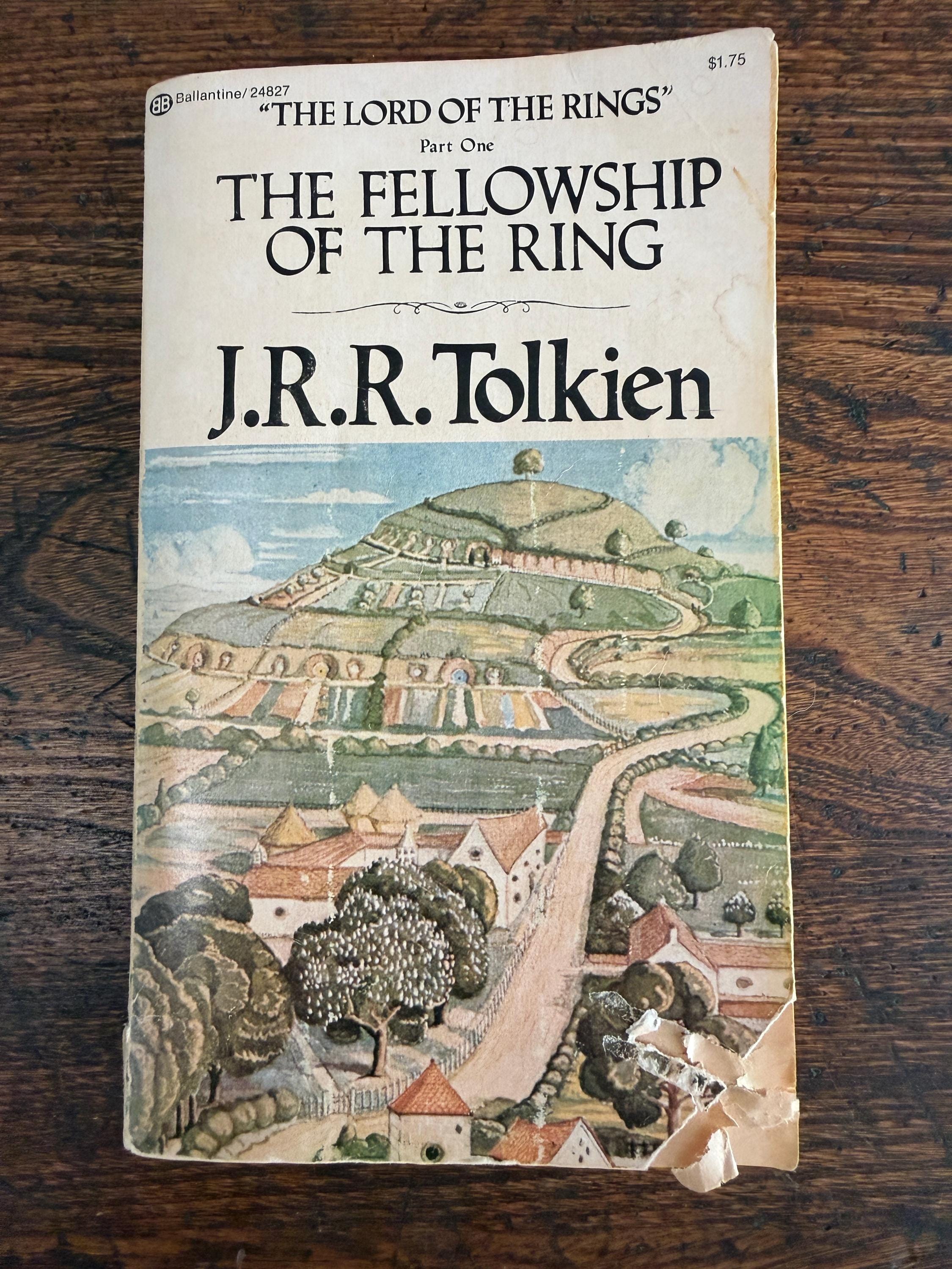 Lot of 3 The Lord of the Rings Books by J.R.R. Tolkien