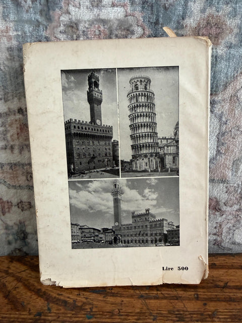 Art and Beauties of Florence Pisa and Siena by Edoardo Bonechi | 1959 Guidebook