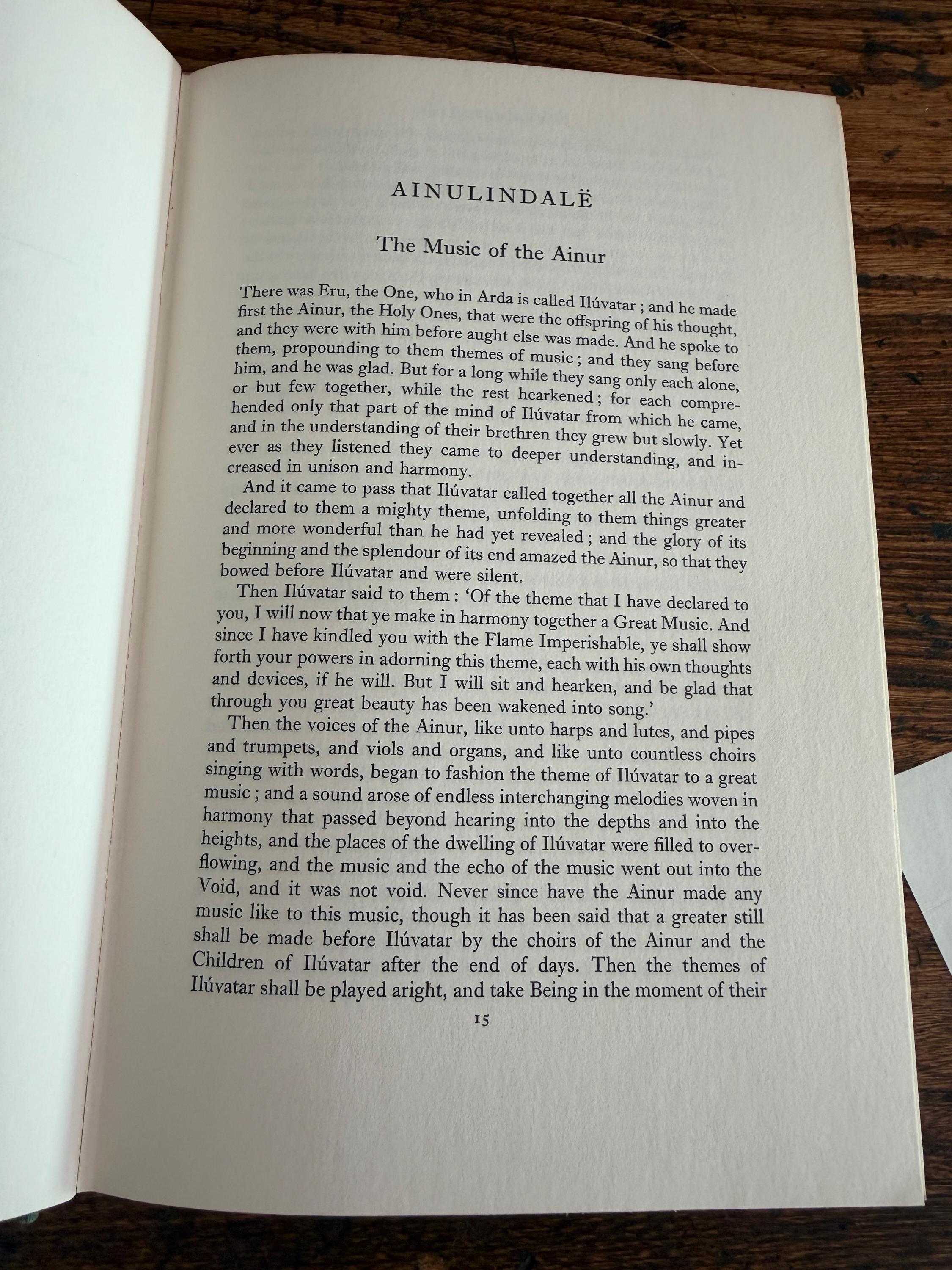 The Silmarillion by J. R. R. Tolkien | 1977 Hardcover