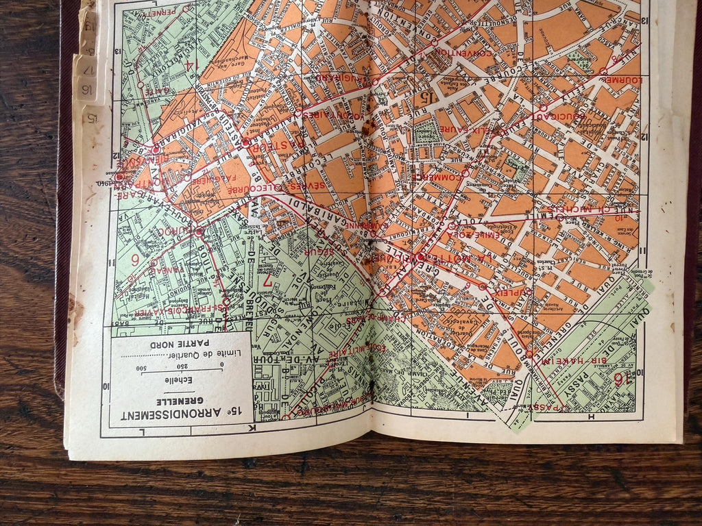 Guide Indicateur des Rues de Paris by A. Léconté | Early 20th Century Book