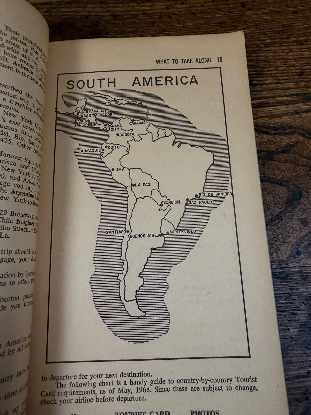 South America on 5 Dollars a Day by Arnold & Harriet Greenberg | 1968 Paperback Travel Guide