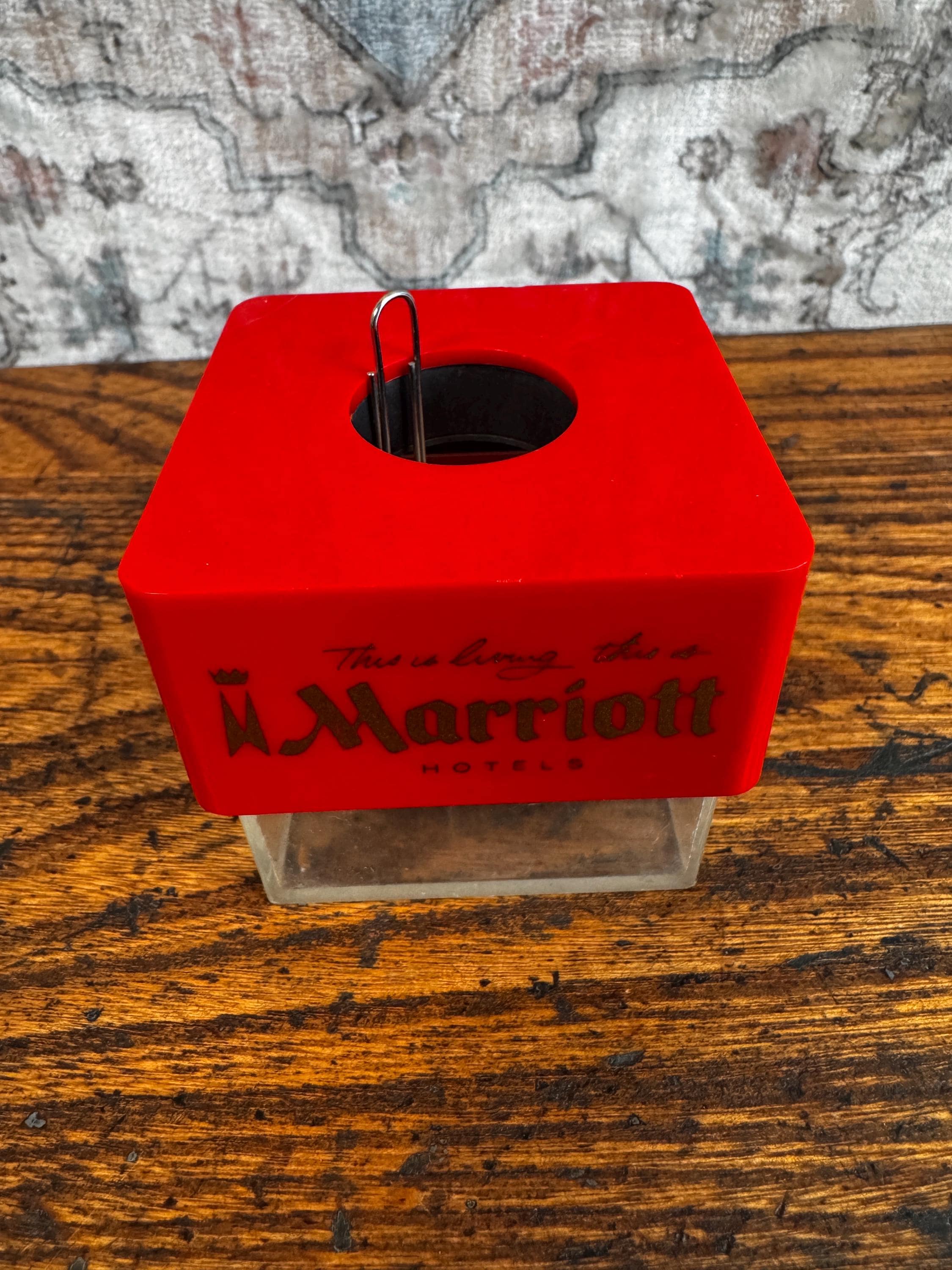 Marriott Hotels Vintage Paperclip Dispenser
