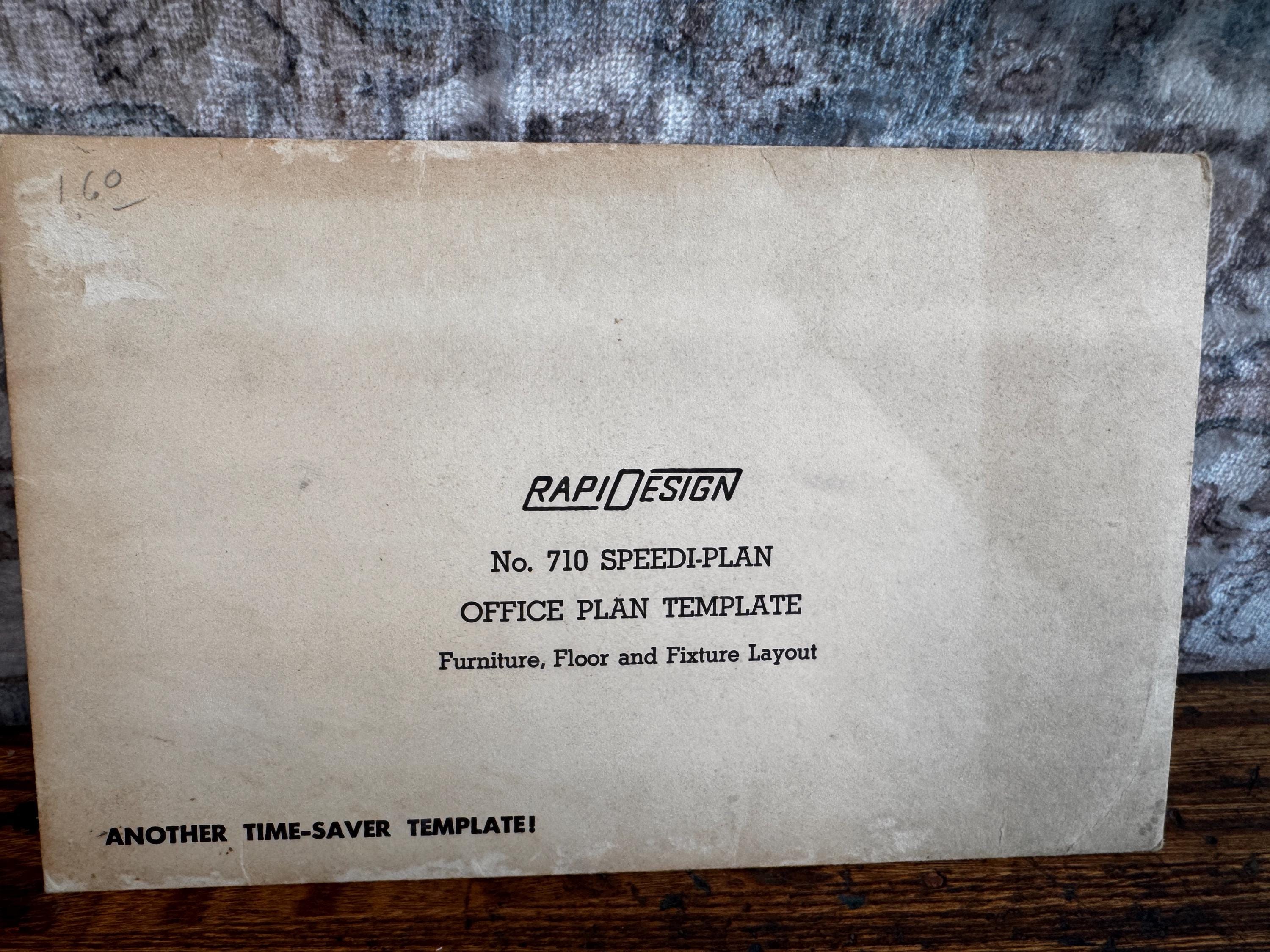 2 RapiDesign Office Plan Layout Templates for Furniture and Fixtures