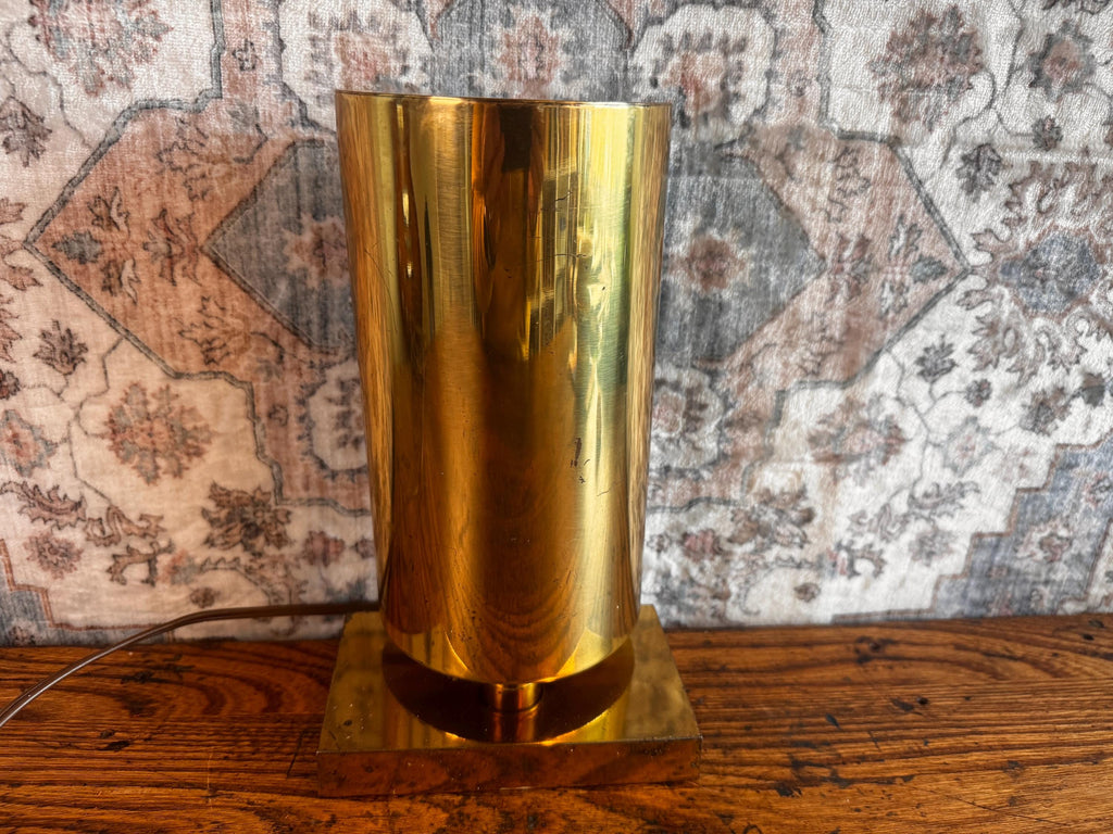 Chapman 1976 Brass Table Lamp with Dimmer Switch