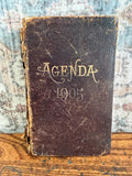 Agenda 1905 French Language Vintage Diary