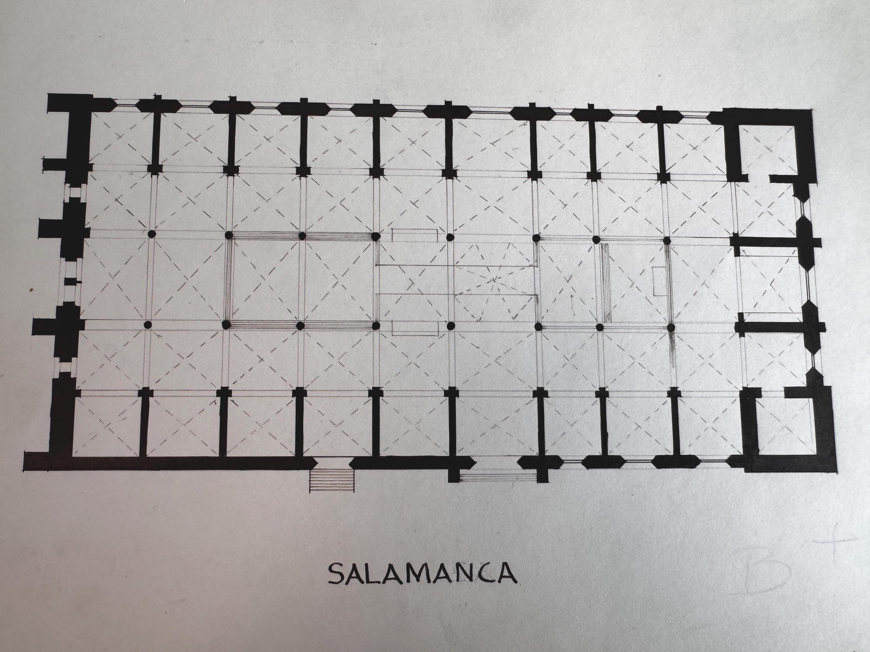 1950's Architectural Studies - Salamanca & Basilica of San Clemente