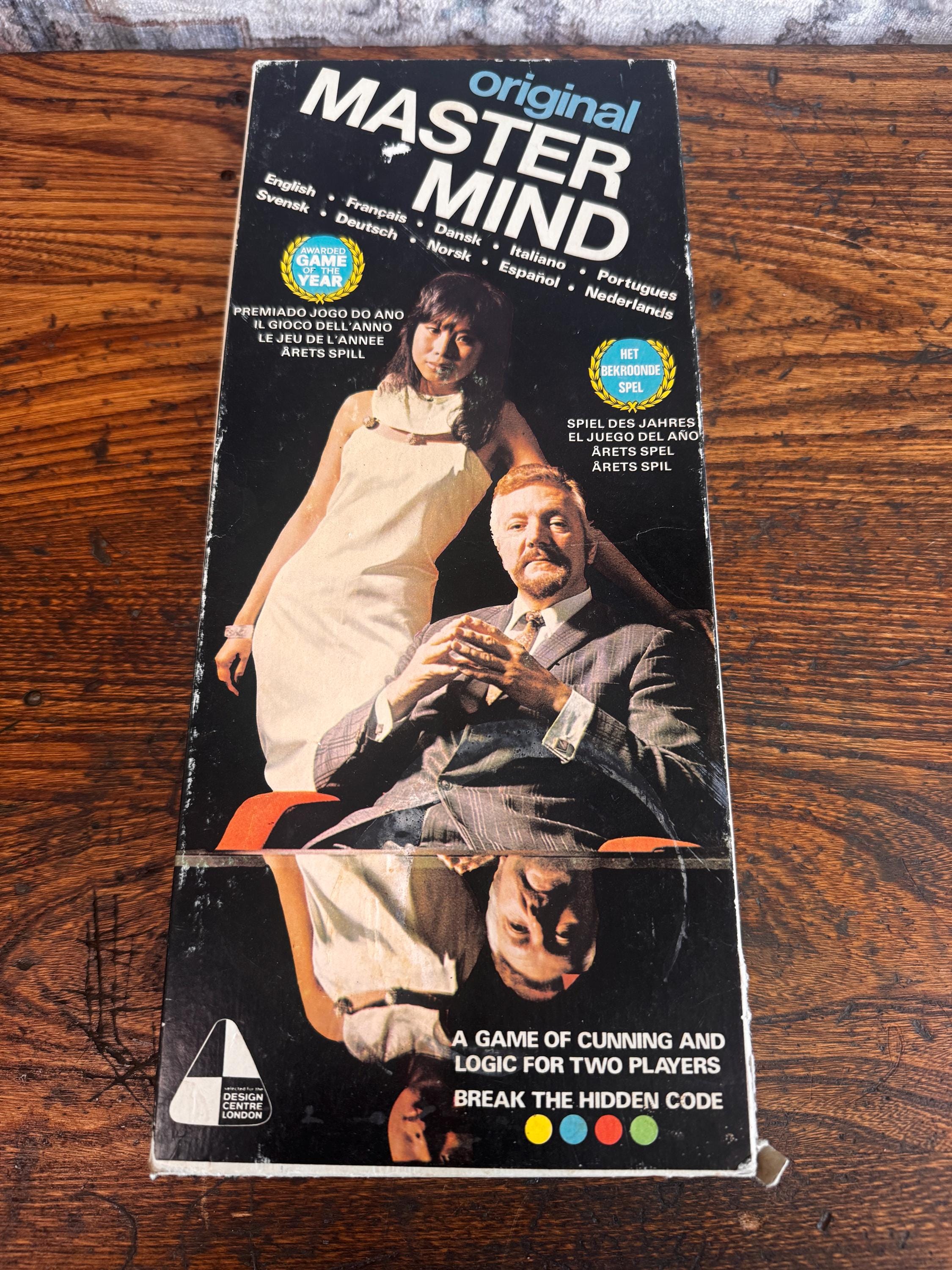 Original Master Mind Board Game by Invicta Plastics Ltd. | 1972 Vintage Logic Game