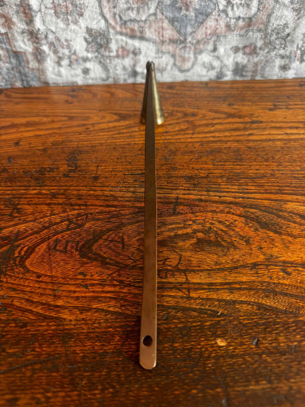 Vintage Metal Candle Snuffer with Long Handle