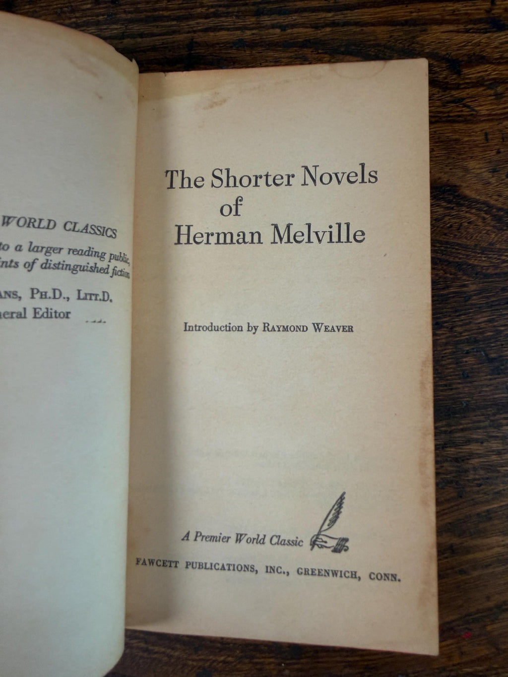 Melville 3 Book Lot by Herman Melville | 1950s-1980s Paperback