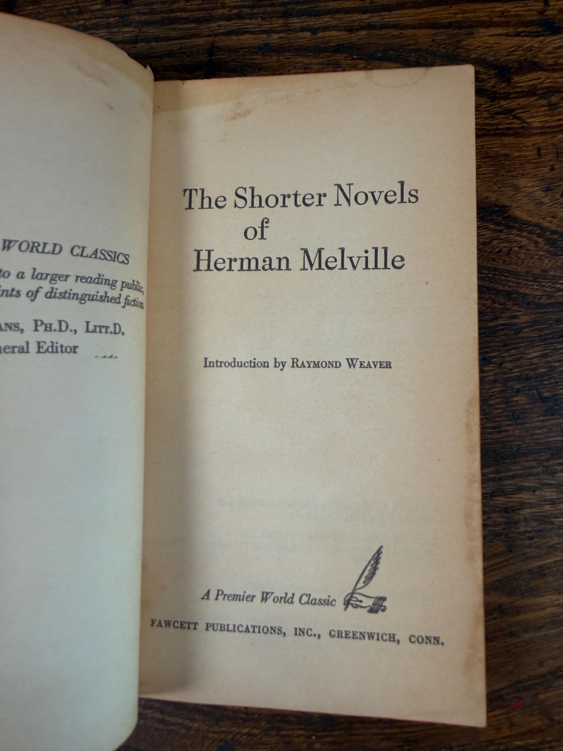 Melville 3 Book Lot by Herman Melville | 1950s-1980s Paperback