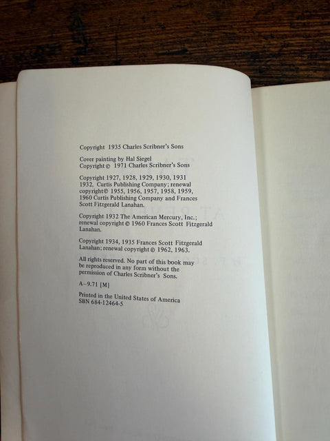 F. Scott Fitzgerald Paperback Lot | 1960s-70s Scribner Editions