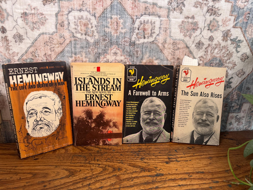 Hemingway 4 Book Lot: Classic Paperback Collection