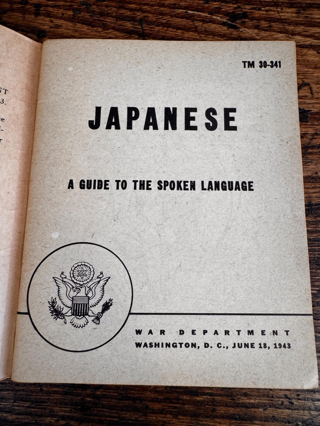 2 Vintage WWII Language Guide Books: Japanese & Russian