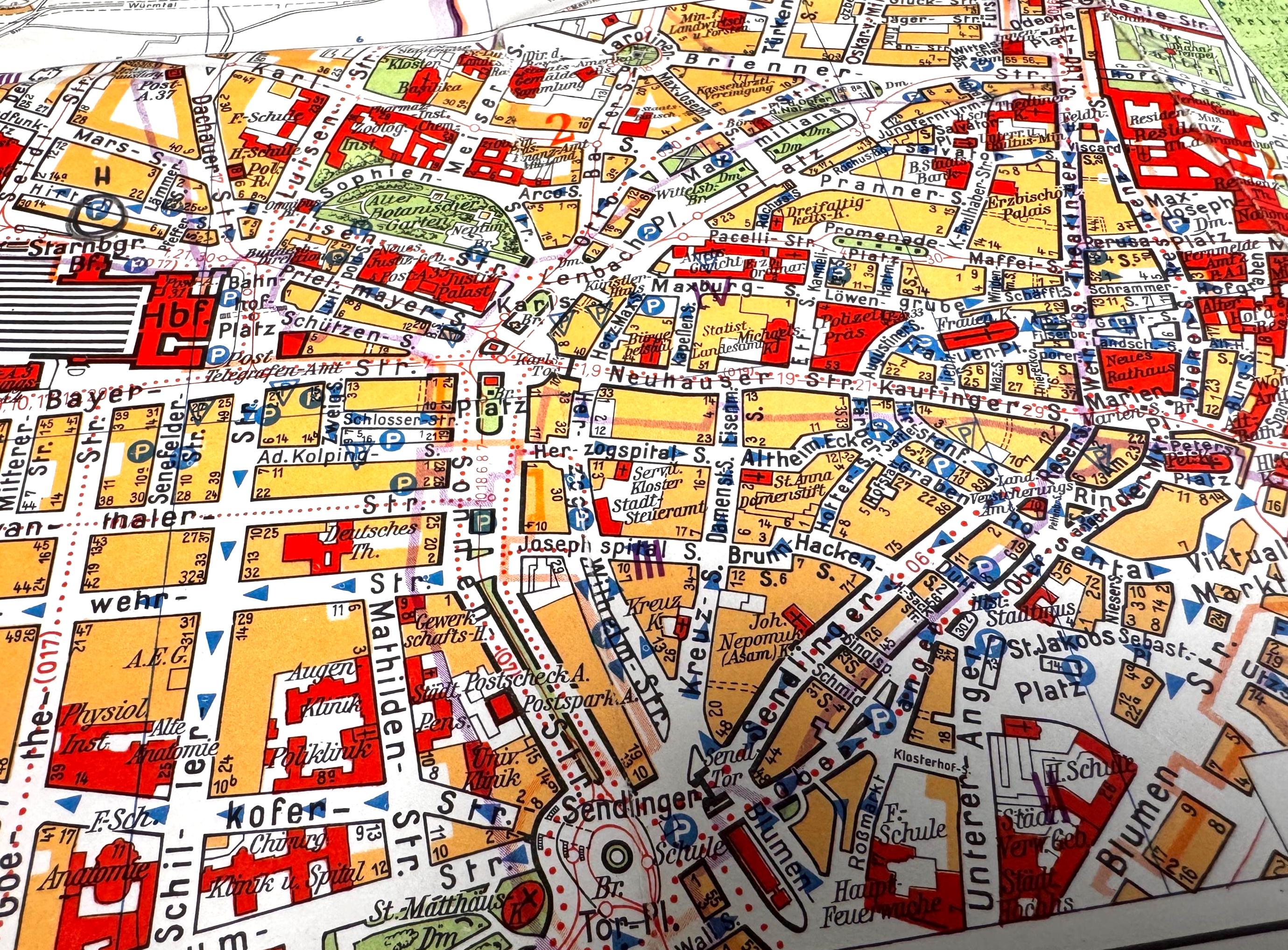 Stadtplan München City Guide and Map