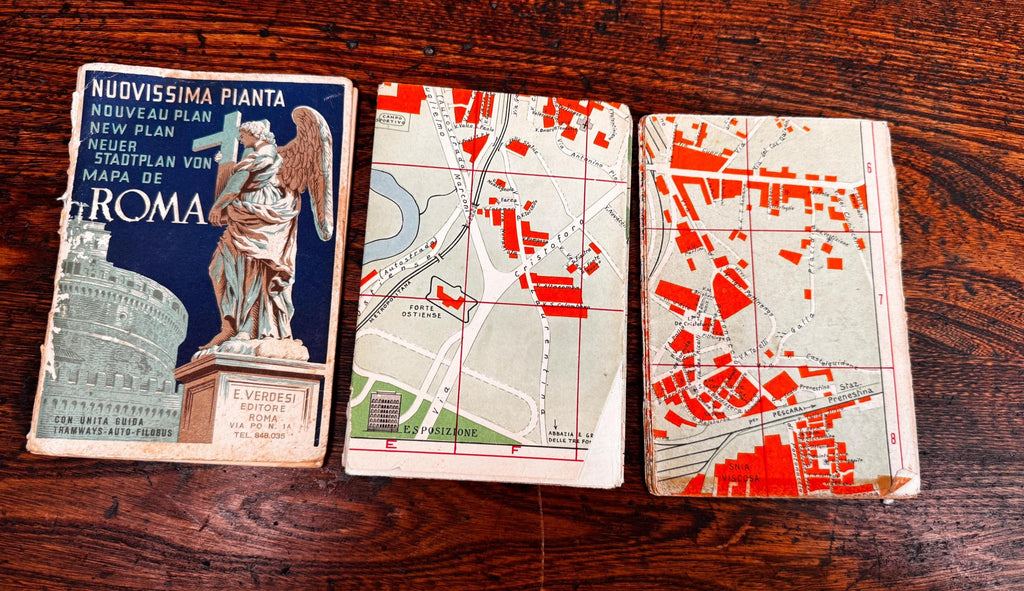 Nuovissima Pianta di Roma Guide and Map
