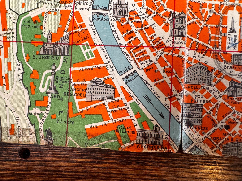 Nuovissima Pianta di Roma Guide and Map