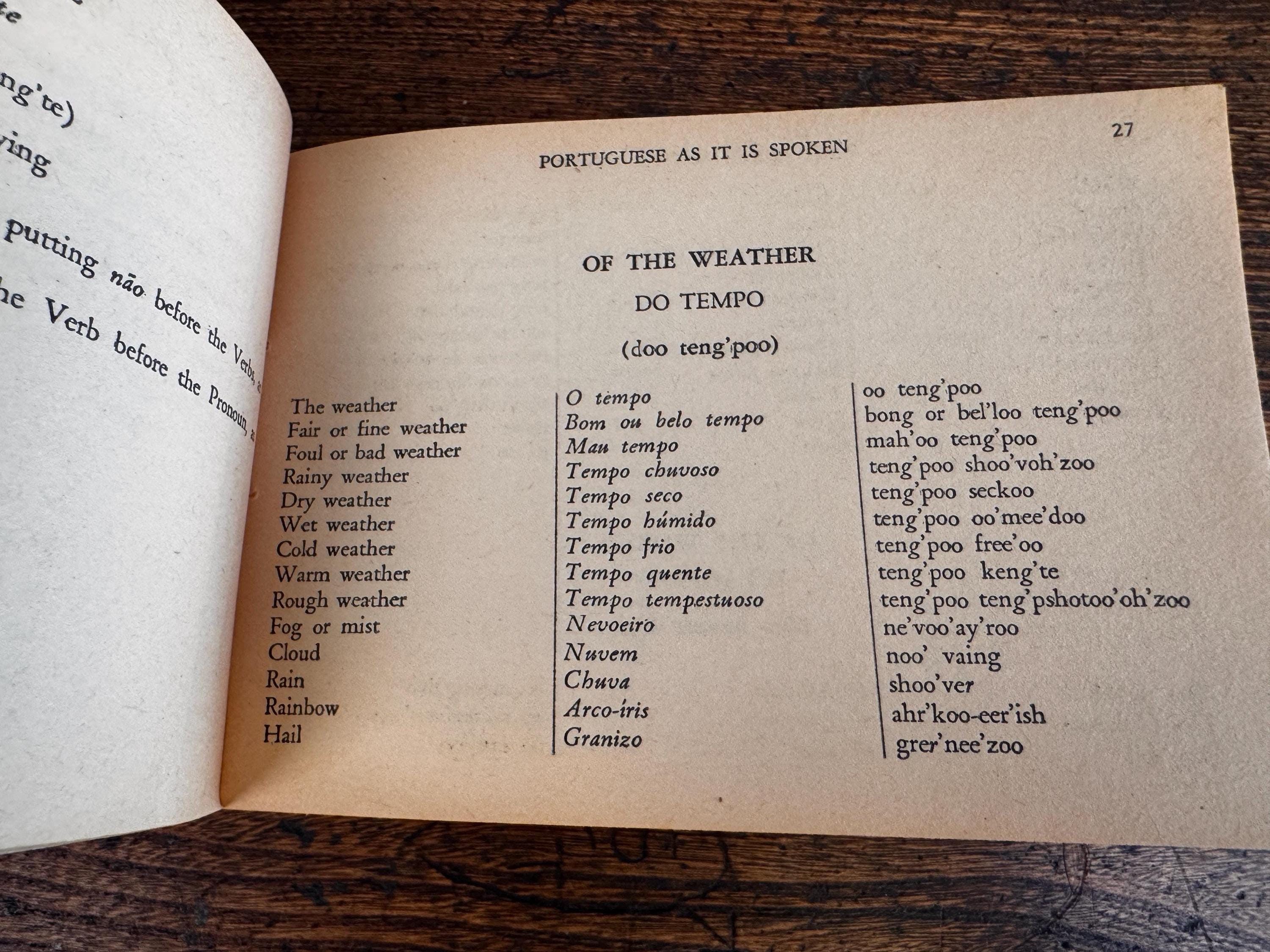 Portuguese As It Is Spoken by Mário C. Pires | 1964 Conversational Guide