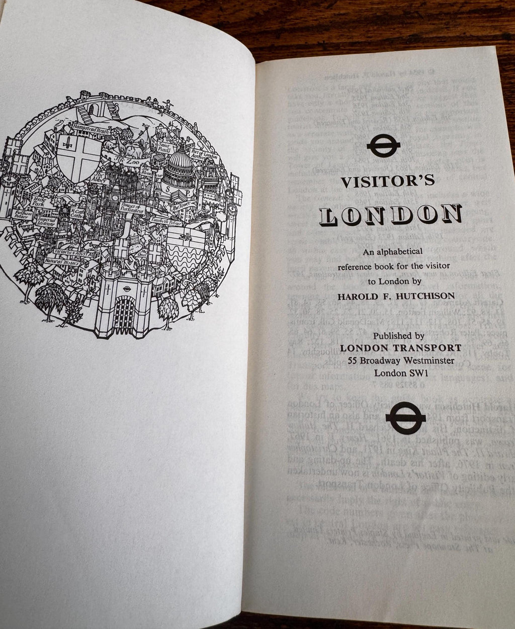 Visitor's London by Harold F. Hutchison | 1978 Paperback Tourist Guide