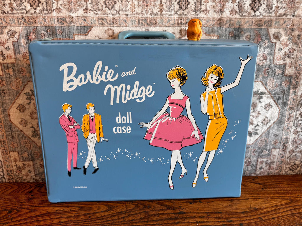 1963 Mattel Barbie and Midge Doll Case